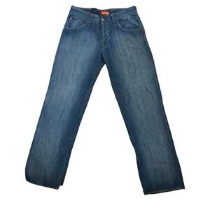MARC ECKO Slim Straight Leg Blue Denim Jeans 33x32